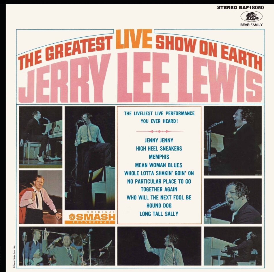 Jerry Lee Lewis - Greatest Live Show On Earth LP