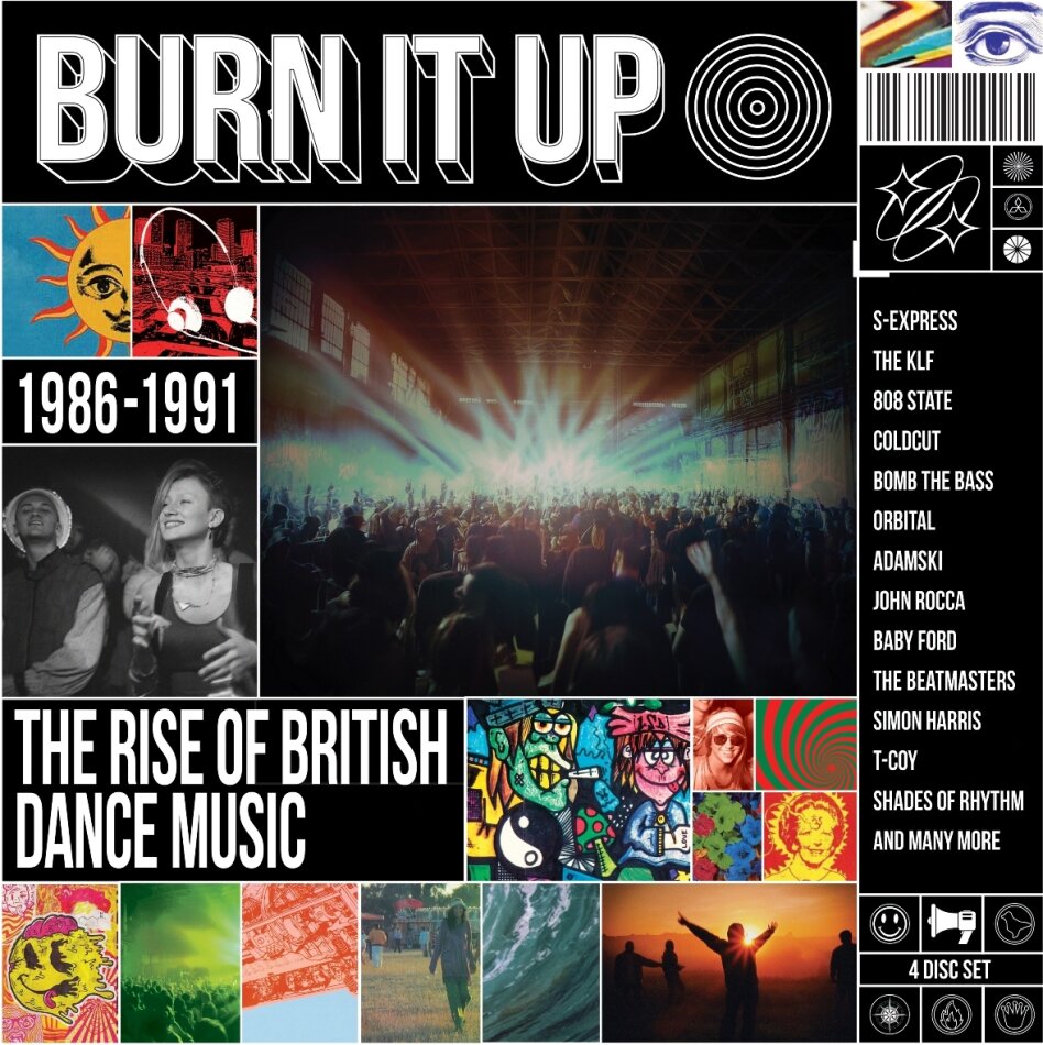 Burn It Up: Rise Of British Dance Music 1986-1991 4 CDs