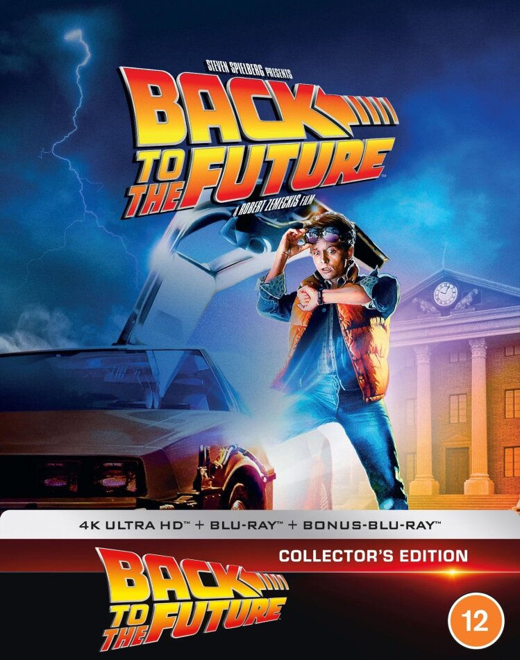 Back To The Future (1985) Limited Collector's Edition, Steelbook, 4K Ultra HD + 2 Blu-rays