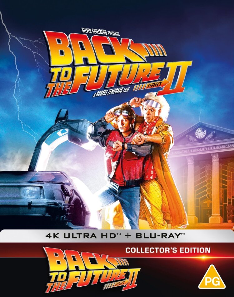 Back To The Future 2 (1989) Limited Collector's Edition, Steelbook, 4K Ultra HD + Blu-ray