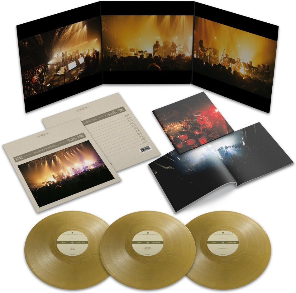 Mono (Japan) - Forever Home: Live In Japan With Orchestra Pitreza Limited Edition, Metallic Gold Vinyl, 3 LPs