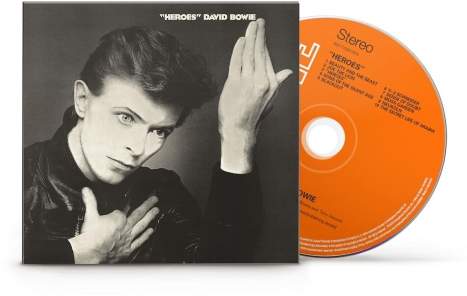 David Bowie - Heroes 2025 Reissue, Papersleeve, Parlophone Label Group, Remastered