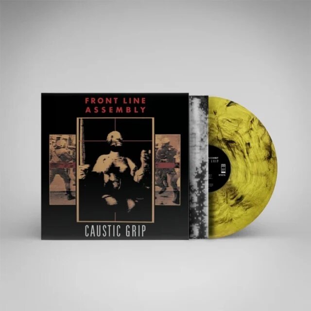 Front Line Assembly - Caustic Grip 2025 Reissue, Wax Trax, 35th Anniversary Edition, Yellow Vinyl, LP