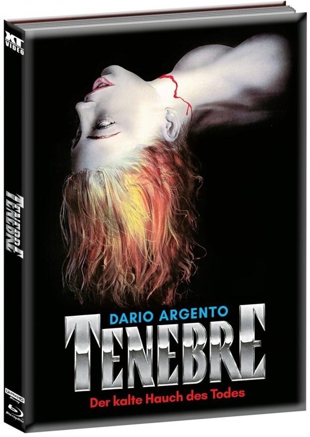 Tenebre (1982) Cover 1, Wattiert, Limited Edition, Mediabook, 4K Ultra HD + Blu-ray + DVD