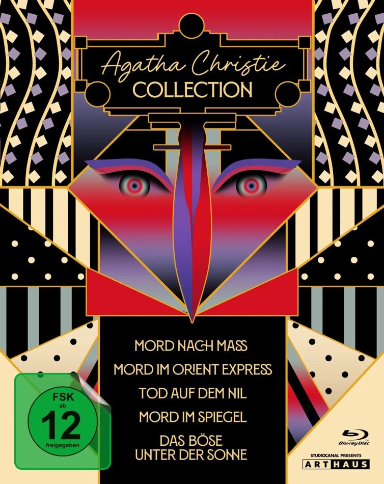 Agatha Christie Collection - 5 Filme Remastered, 5 Blu-rays