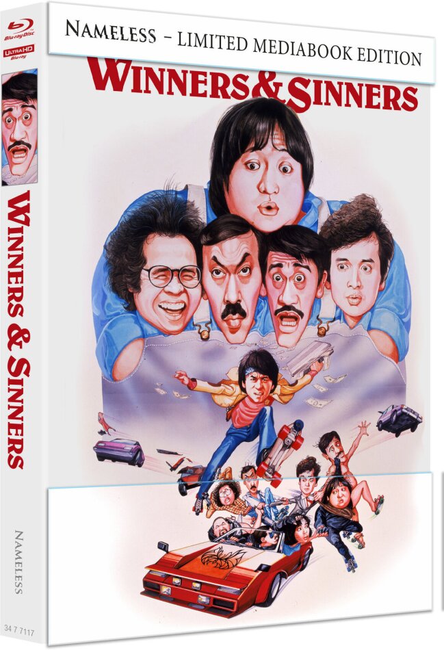 Winners & Sinners (1983) Cover B, Limited Edition, Mediabook, 4K Ultra HD + Blu-ray