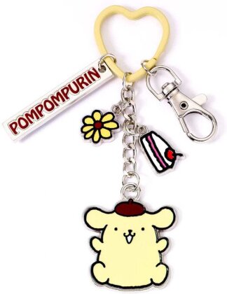 Hello Kitty Schl&uuml;sselanh&auml;nger mit Pompompurin Anh&auml;nger 15 cm