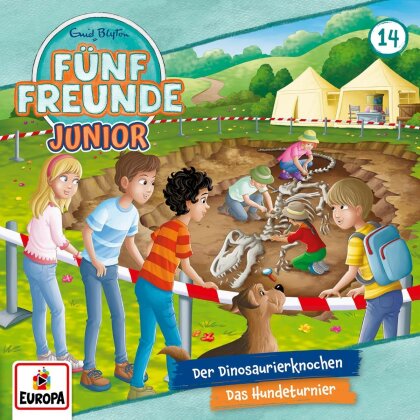 F&uuml;nf Freunde Junior - Folge 14: Der Dinosaurierknochen/Das Hundeturnier