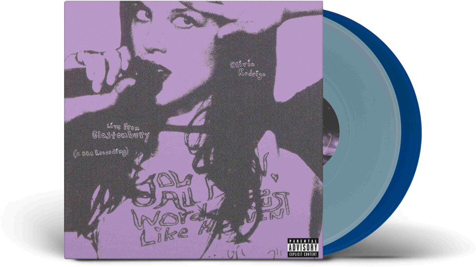 Olivia Rodrigo - Live From Glastonbury Gatefold, Light Blue & Cobalt Vinyl, 2 LPs