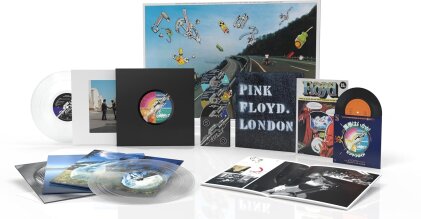 Pink Floyd - Wish You Were Here (2025 Reissue, Deluxe Box Edition, Sony, 50th Anniversary Edition, Clear Vinyl, 4 LPs + 2 CDs + Blu-ray + 7" Single + Book)