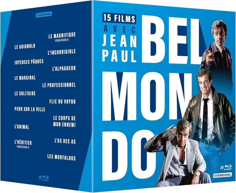15 films avec Jean-Paul Belmondo 15 Blu-rays