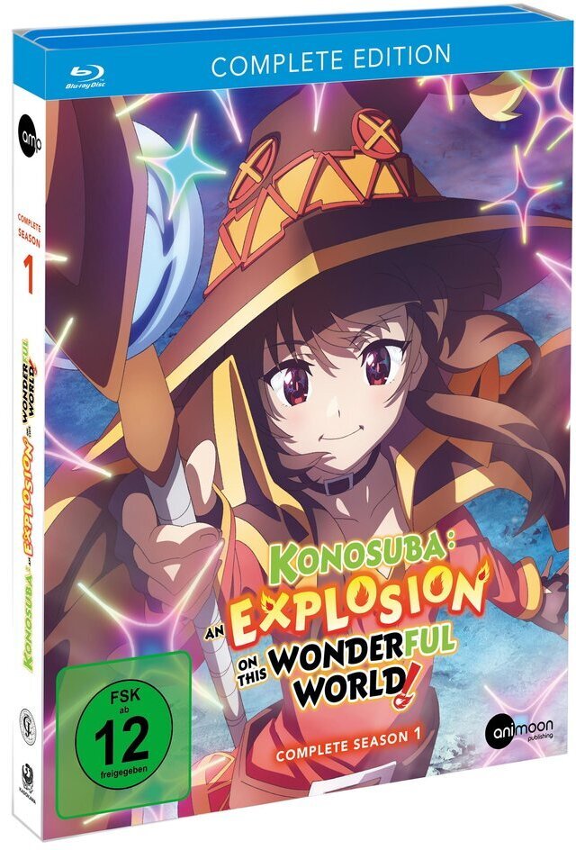 KonoSuba: An Explosion on This Wonderful World! - Staffel 1 Complete Edition, 3 Blu-rays