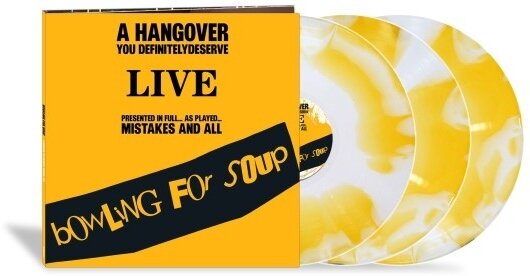 Bowling For Soup - A Hangover You Definitely Deserve (Live) White & Yellow Vinyl, 3 LPs