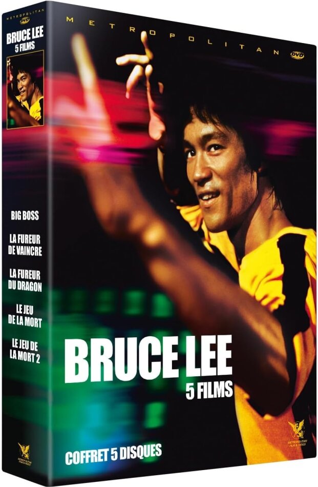 Bruce Lee - Big Boss / La fureur de vaincre / La fureur du Dragon / Le jeu de la mort / Le jeu de la mort 2 5 DVDs