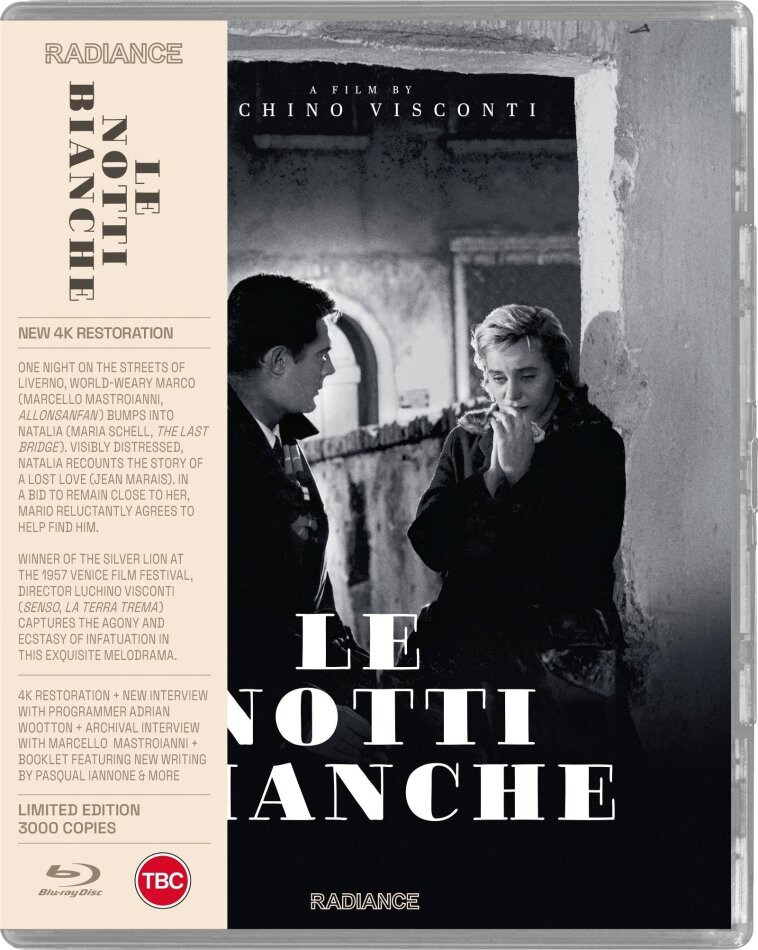 Le Notti Bianche (1957) b/w, Limited Edition, Restored