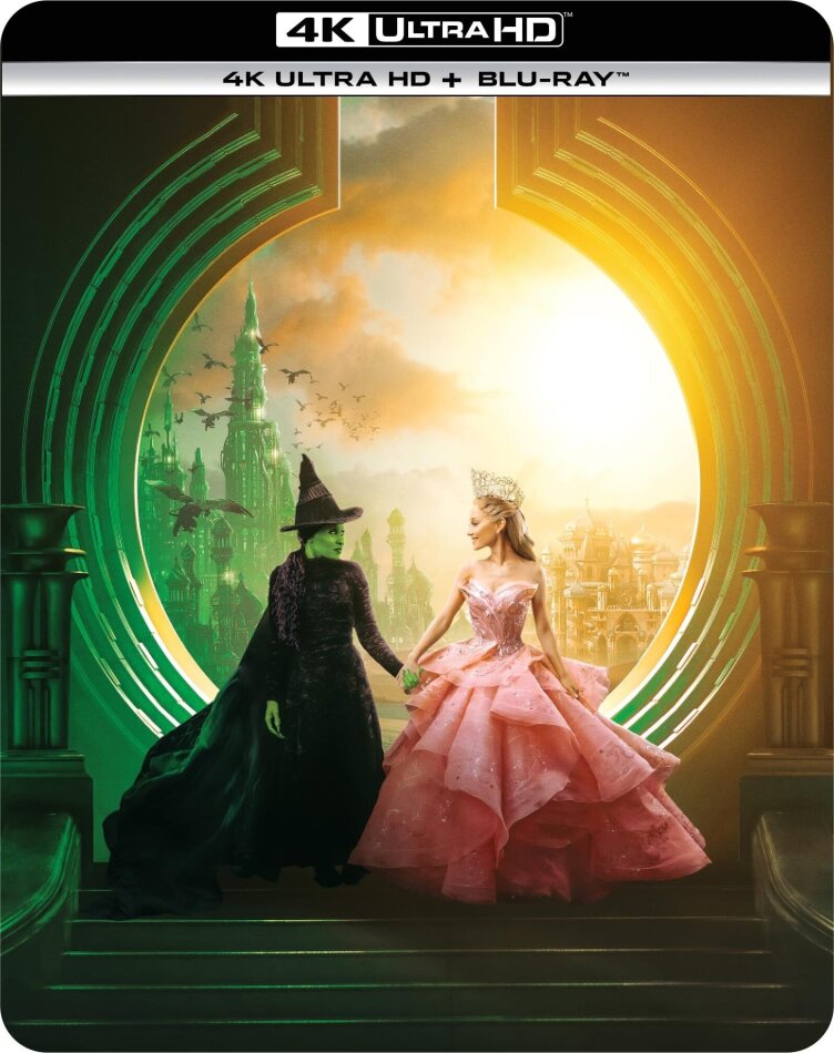 Wicked: Part 1 (2024) Limited Edition, Steelbook, 4K Ultra HD + Blu-ray