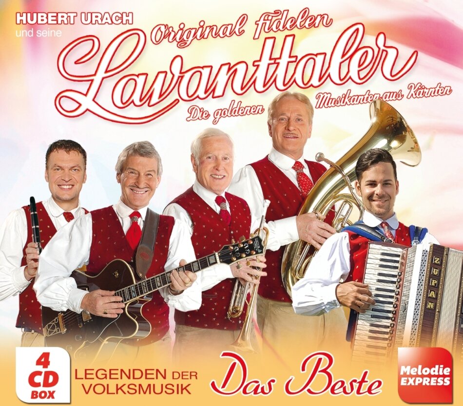 HUBERT URACH UND DIE ORIG. FIDELEN LAVANTTALER - Legenden der Volksmusik - Das Beste 4 CDs