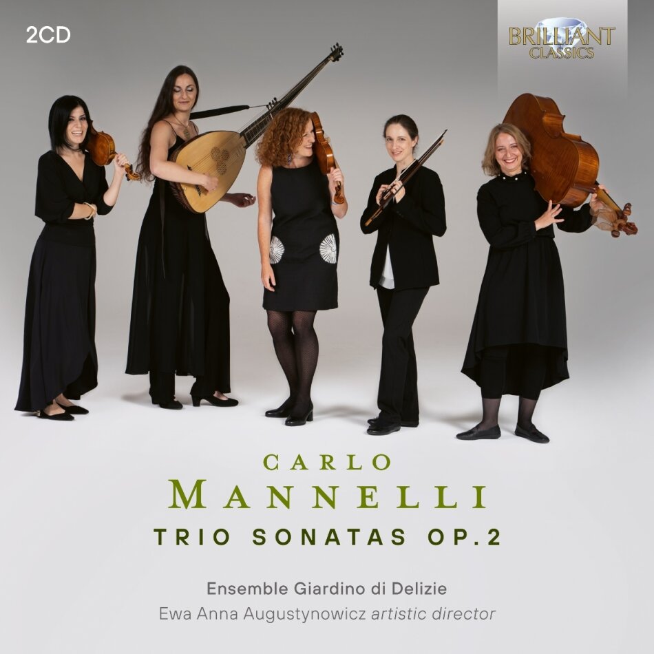 Ensemble Giardino Di Delizie & Carlo Mannelli (1640-1697) - Trio Sonatas Op. 2 2 CDs