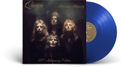 Queen - Bohemian Rhapsody / I'm In Love With My Car (2025 Reissue, EMI, Vertigo Berlin, 50th Anniversary Edition, Limited Edition, Transparent Blue Vinyl, 12" Maxi)