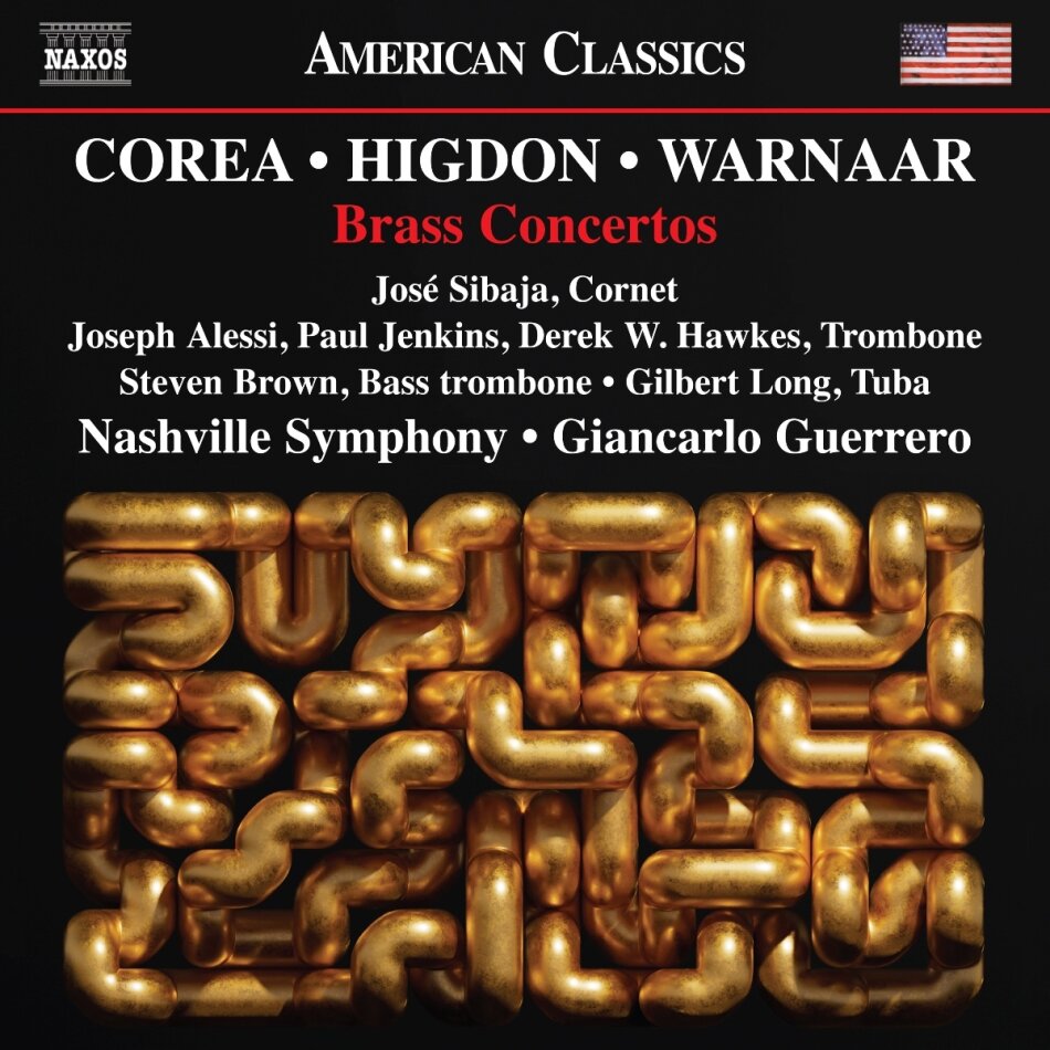 Jose Sibaja, Brad Warnaar (*1950), Chick Corea, Jennifer Higdon (*1962), … - Brass Concertos