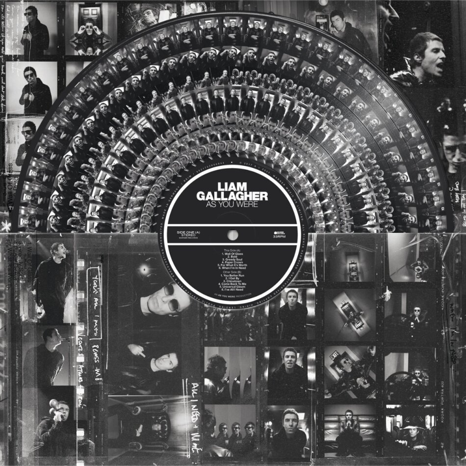 Liam Gallagher (Oasis/Beady Eye) - As You Were 2025 Reissue, Warner, Zoetrope Vinyl, LP