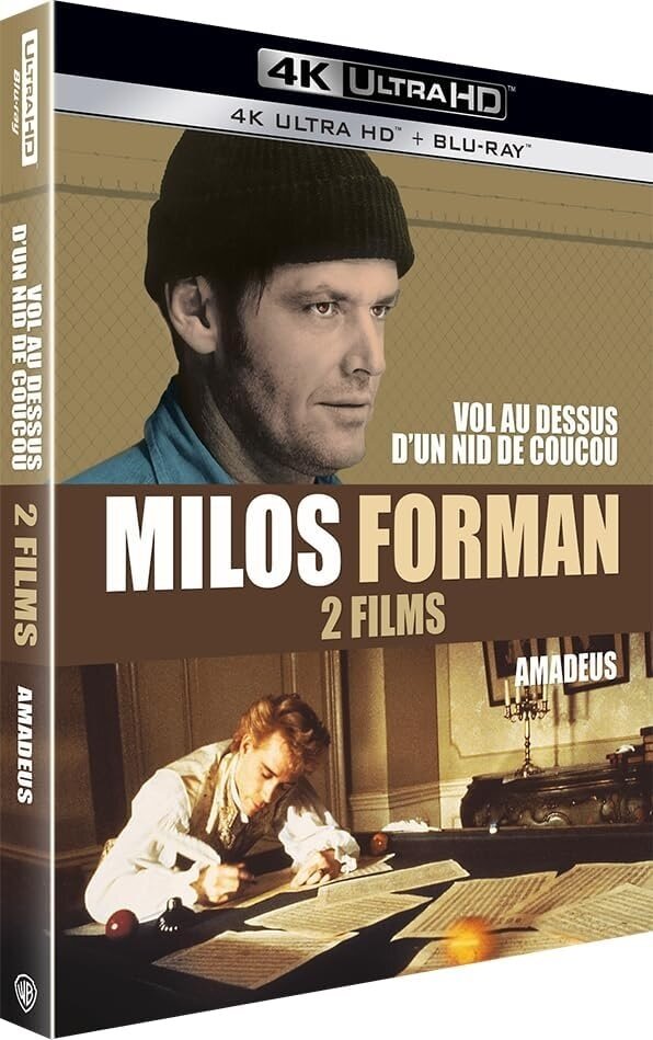 Milos Forman - 2 Films - Vol au-dessus d'un nid de coucou / Amadeus 2 4K Ultra HDs + 2 Blu-rays