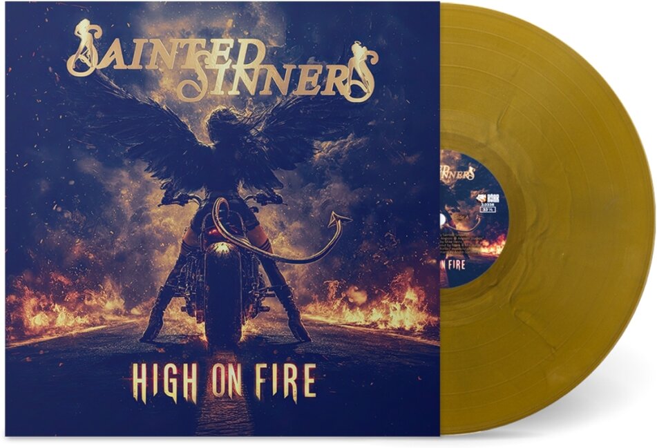Sainted Sinners - High On Fire Sunshine Gold Vinyl, LP