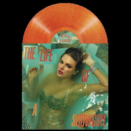 Taylor Swift - The Life of a Showgirl (Sweat And Vanilla Perfume Edition, Double Gatefold, Portofino Orange Glitter Vinyl, LP)