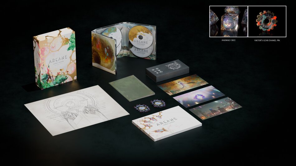 Arcane - League of Legends - Stagione 2 + Gifts, Limited Collector's Edition, 3 4K Ultra HDs + 3 Blu-rays