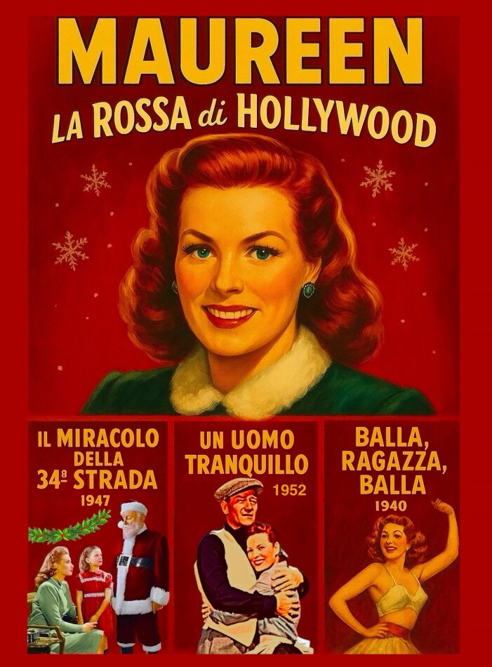 Maureen, la rossa di Hollywood - Il miracolo della 34ª strada (1947) / Un uomo tranquillo (1952) / Balla, ragazza, balla (1940) b/w, Special Edition