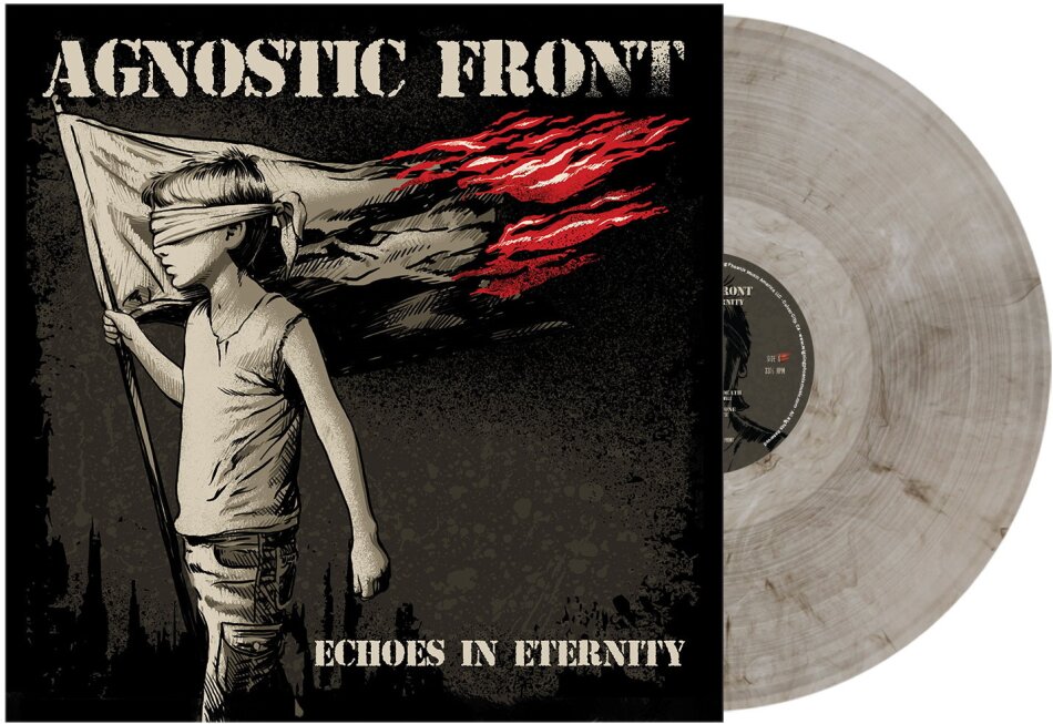 Agnostic Front - Echoes In Eternity Indies Exclusive, Clear Silver Black Splatter Vinyl, LP