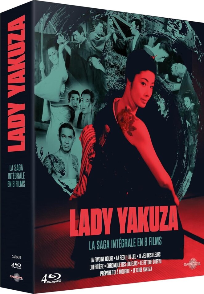 Lady Yakuza - La saga intégrale en 8 films 4 Blu-rays