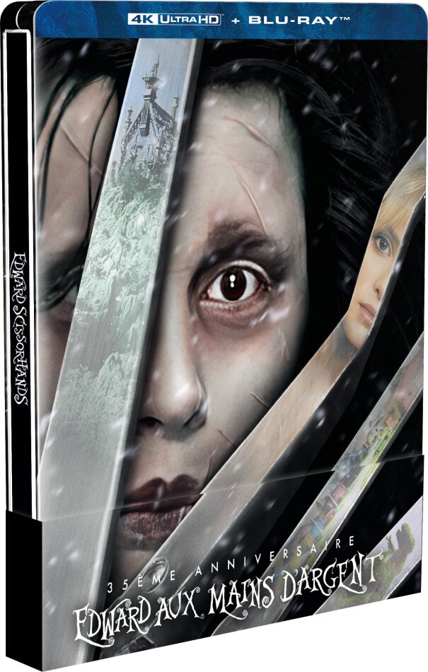 Edward aux mains d'argent (1990) Édition Limitée, Steelbook, 4K Ultra HD + Blu-ray