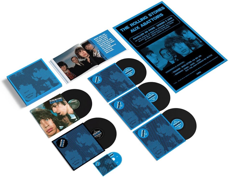 The Rolling Stones - Black And Blue 2025 Reissue, Limited Boxset, Steven Wilson Mix, Polydor, Audio Only, 5 LPs + Blu-ray