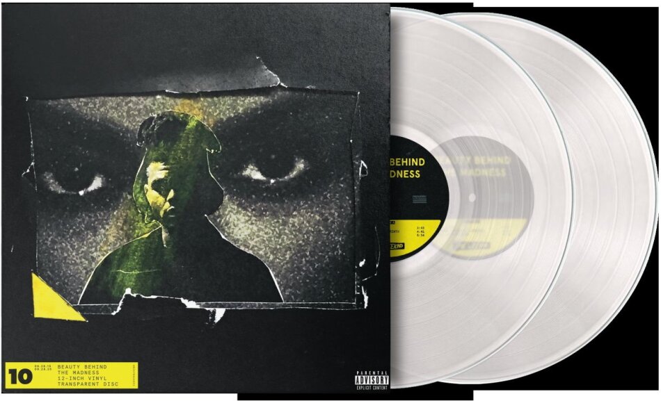 The Weeknd (R&B) - The Beauty Behind The Madness 2025 Reissue, 10th Anniversary Edition, Limited Edition, Ultra Clear Vinyl, 2 LPs