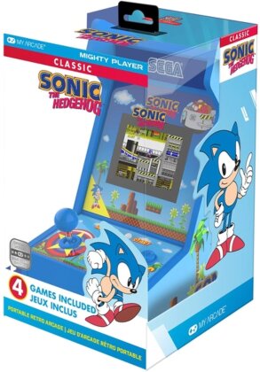 My Arcade MIGHTY PLAYER 11&bdquo;&ldquo; SONIC THE HEDGEHOG PORTABLE RETRO ARCADE