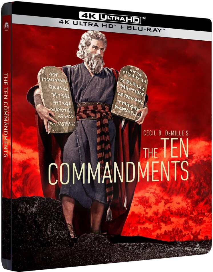I dieci comandamenti (1956) Limited Edition, Steelbook, 4K Ultra HD + Blu-ray