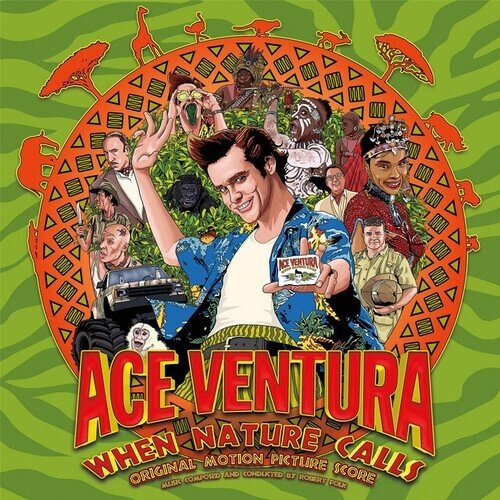 Robert Folk - Ace Ventura: When Nature Calls - OST 2025 Reissue, Enjoy The Ride, Green Vinyl, LP