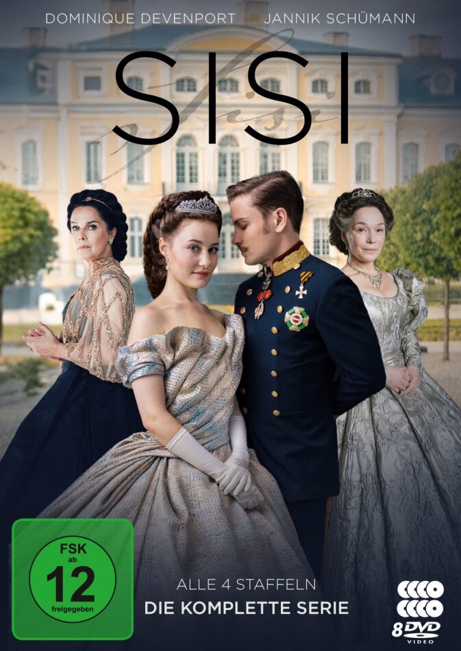 Sisi - Staffel 1-4 Complete box, 8 DVDs