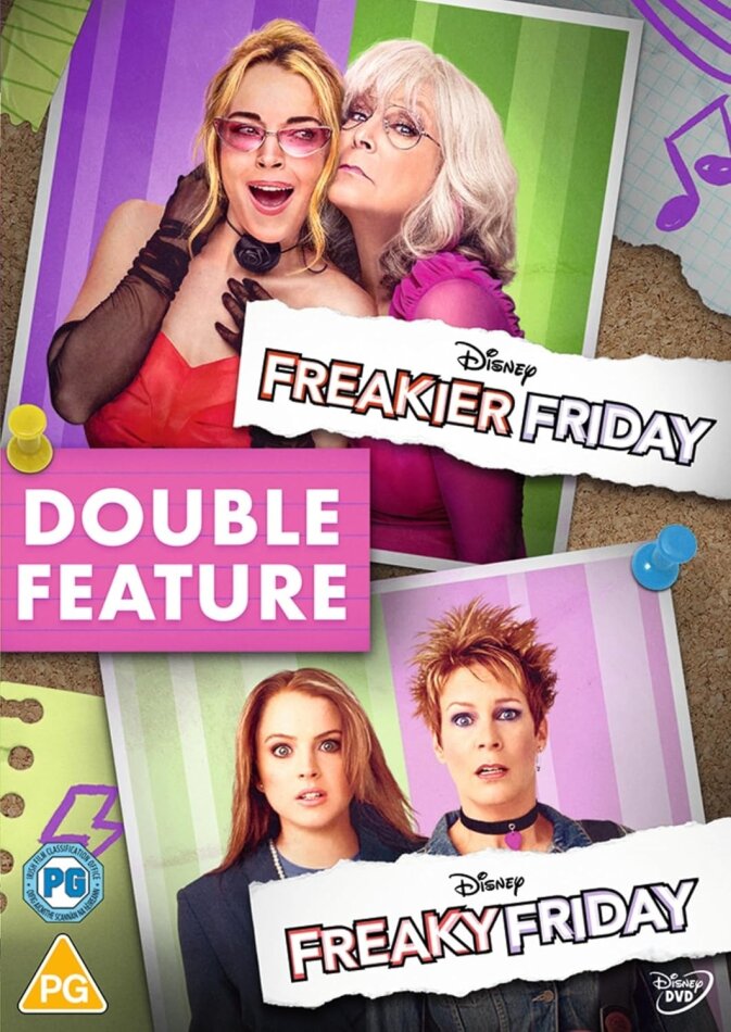 Freakier Friday (2025) / Freaky Friday (2003) Double Feature, 2 DVDs
