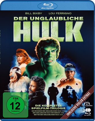 Der unglaubliche Hulk - Die komplette Spielfilm-Trilogie von 1988-1990 (3 Blu-ray)