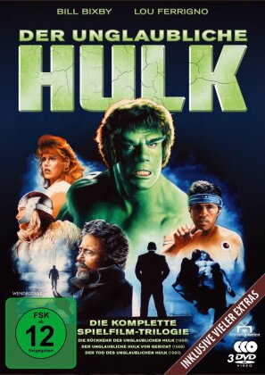Der unglaubliche Hulk - Die komplette Spielfilm-Trilogie von 1988-1990 (3 DVD)
