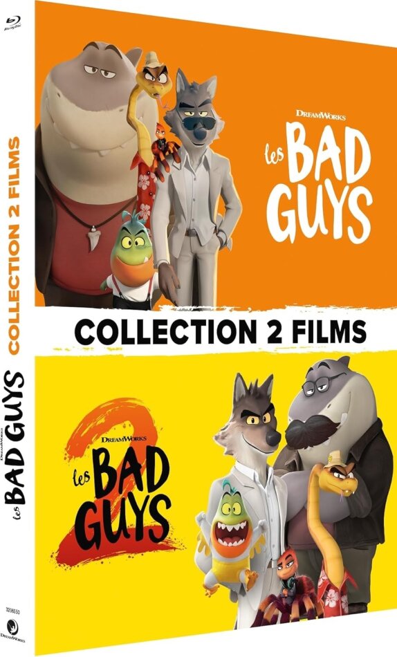 Les Bad Guys - Coffret 2 films - Les Bad Guys (2022) / Les Bad Guys 2 (2025) 2 Blu-rays