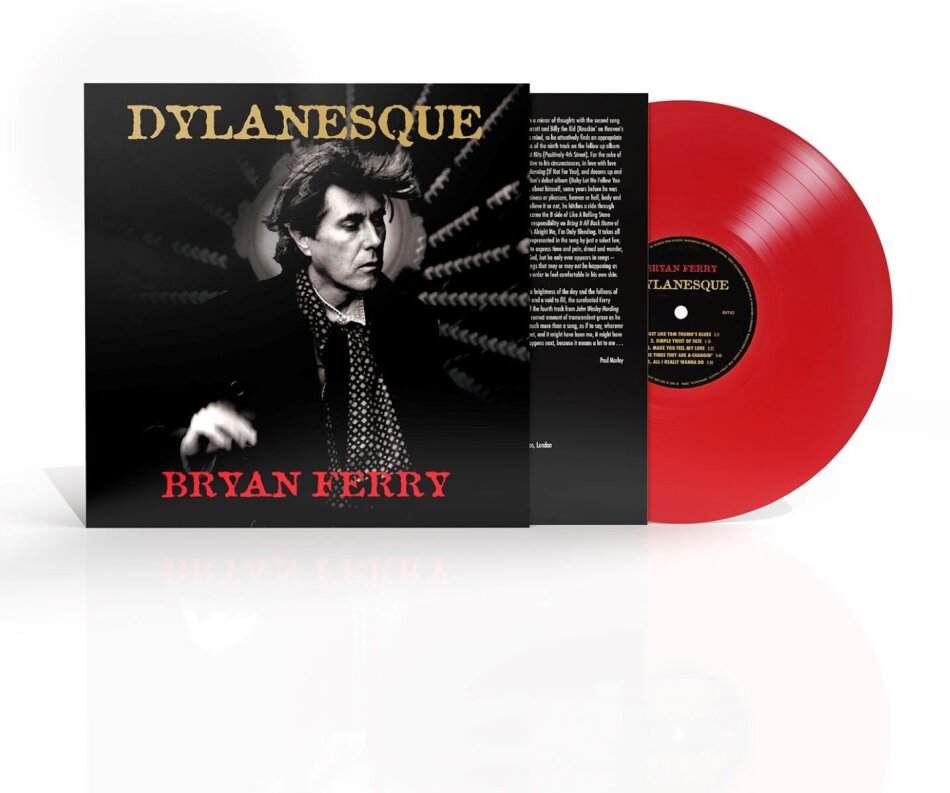 Bryan Ferry (Roxy Music) - Dylanesque 2025 Reissue, BMG Rights Management, Red Vinyl, LP