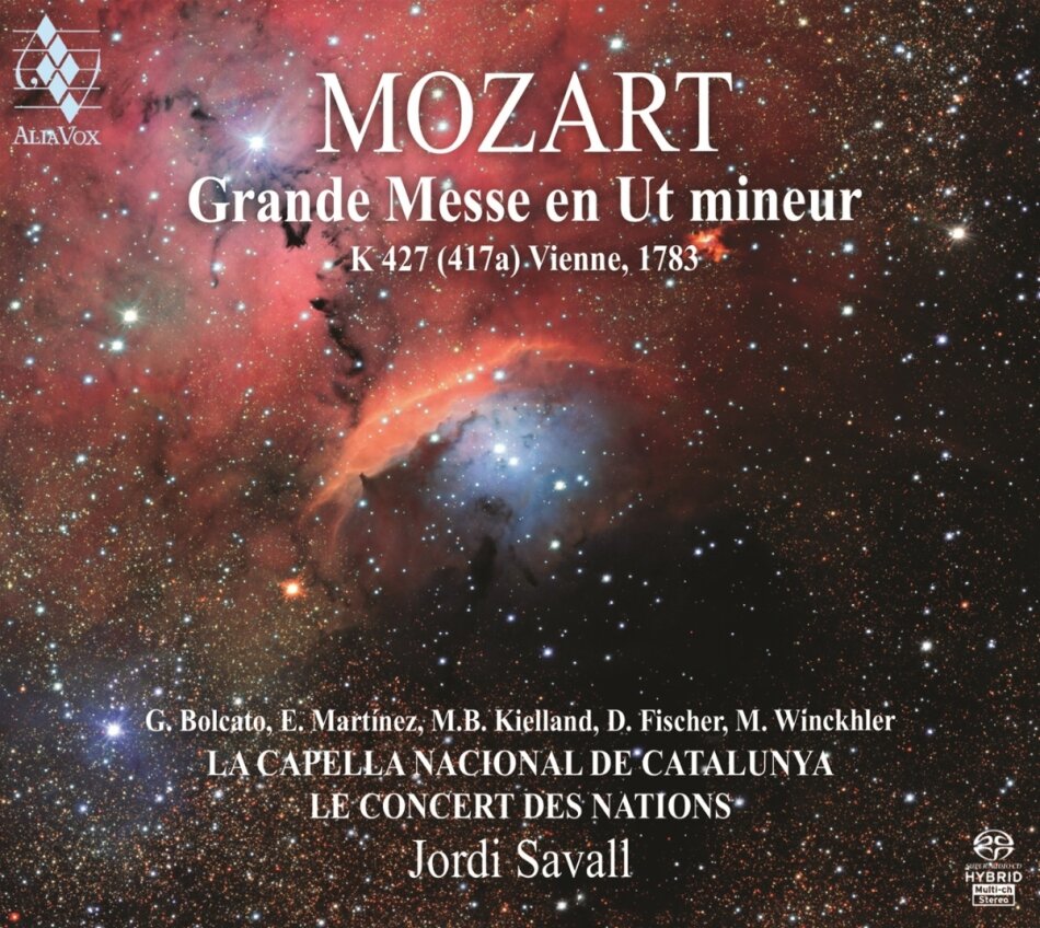 Wolfgang Amadeus Mozart (1756-1791), Jordi Savall, La Capella Nacional de Catalunya & Le Concert des Nations - Grande Messe En Ut Mineur K 427 (417a) Vienne, 1783 (Great Mass In C Minor) Hybrid SACD