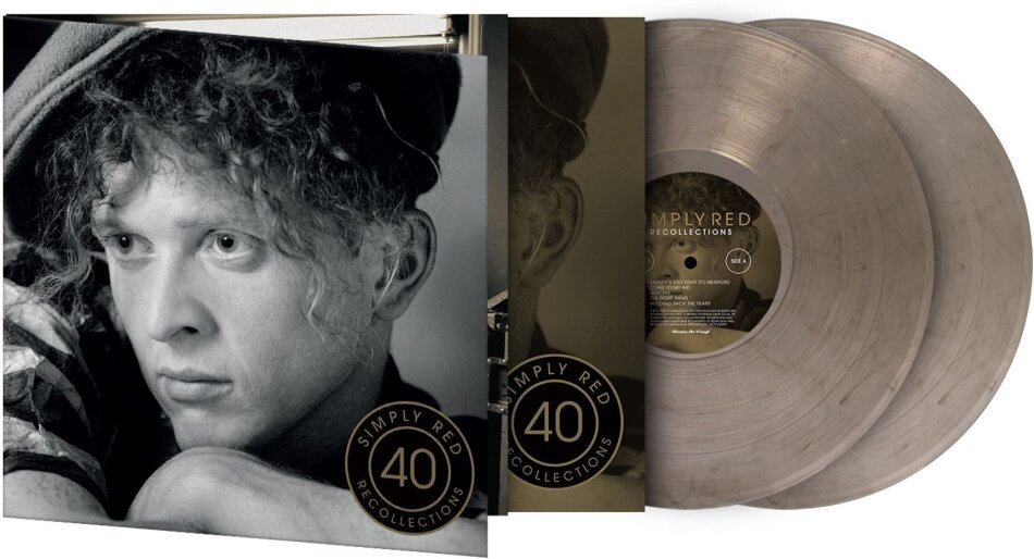 Simply Red - RECOLLECTIONS Édition Limitée, Crystal Clear & Black Marbled Vinyl, 2 LP