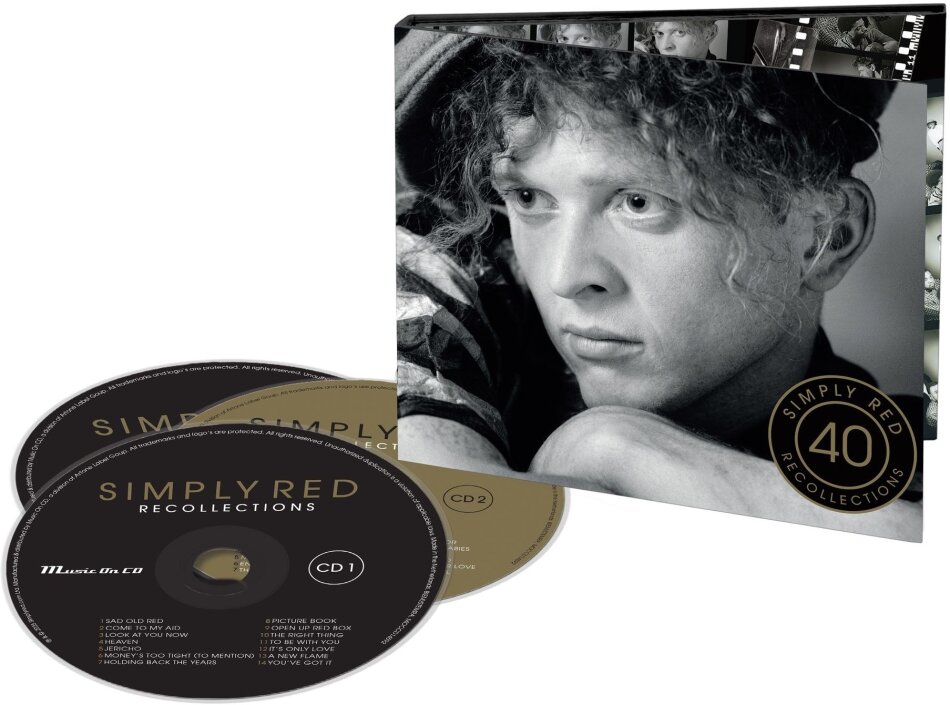 Simply Red - RECOLLECTIONS 8 Panel Digipack, 3 CDs