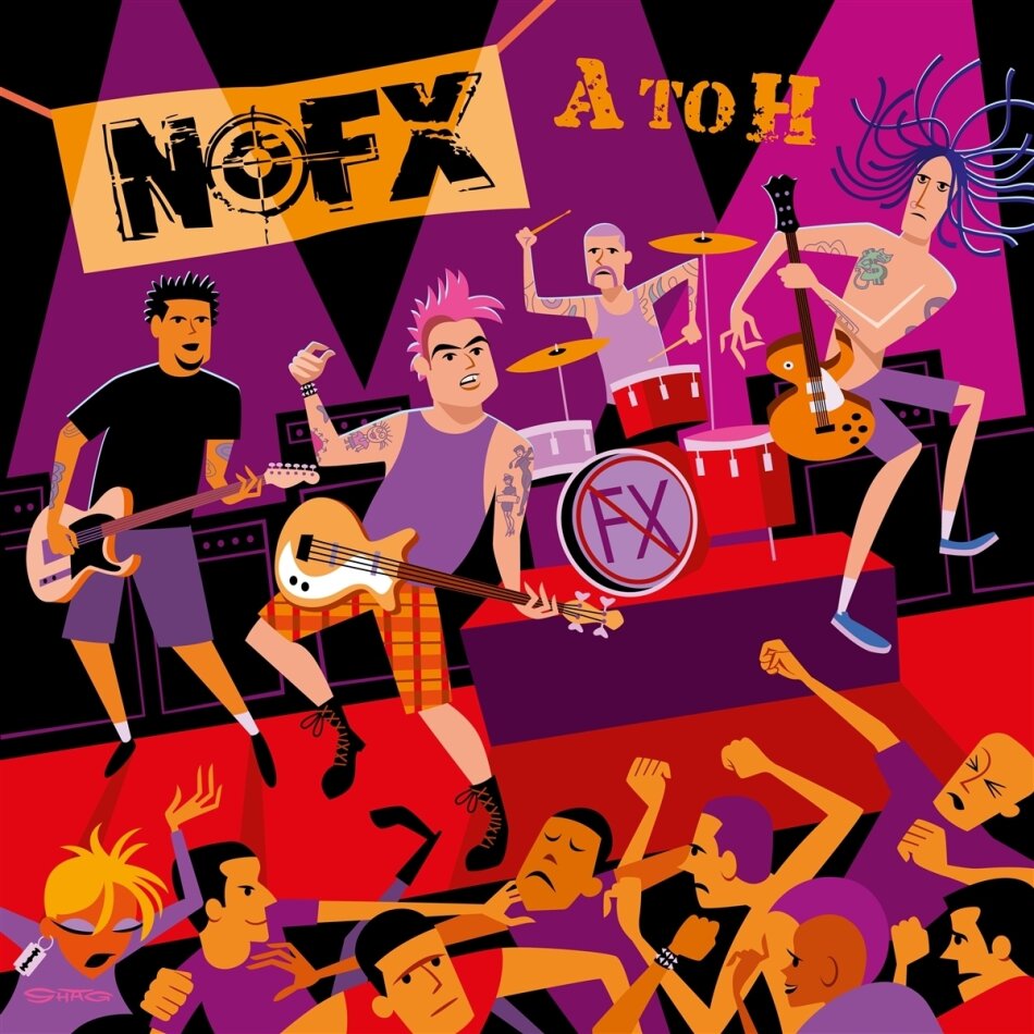 NOFX - A To H Transparent Magenta Vinyl, LP