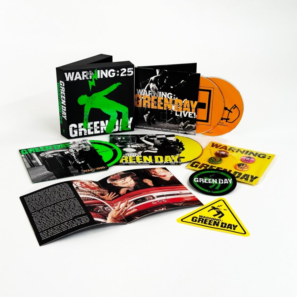 Green Day - Warning 2025 Reissue, Reprise Records, 25th Anniversary Edition, Deluxe Edition, Limited Edition, 4 CDs