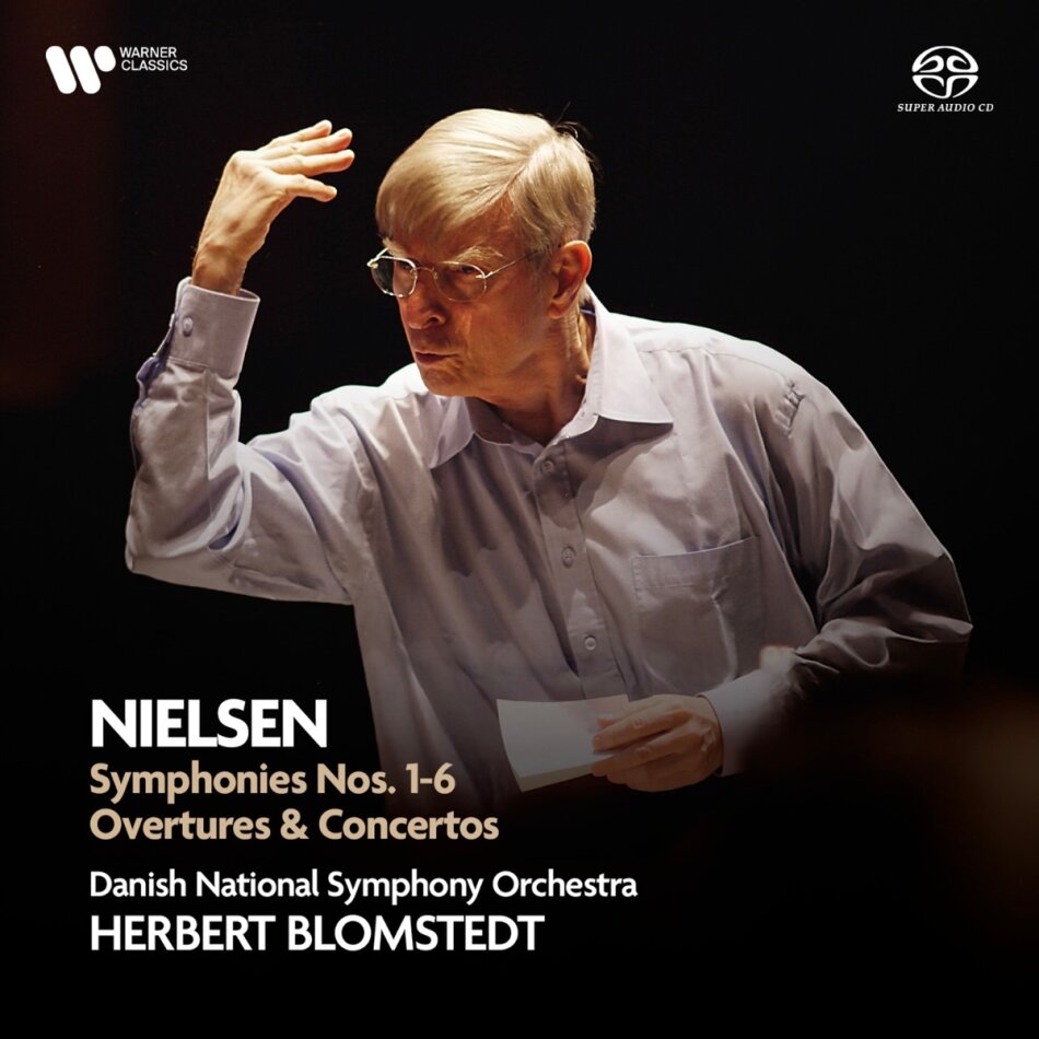 Carl August Nielsen (1865-1931), Herbert Blomstedt & Danish National Symphony Orchestra - Symphonies 1 - 6, Overtures 5 Hybrid SACDs